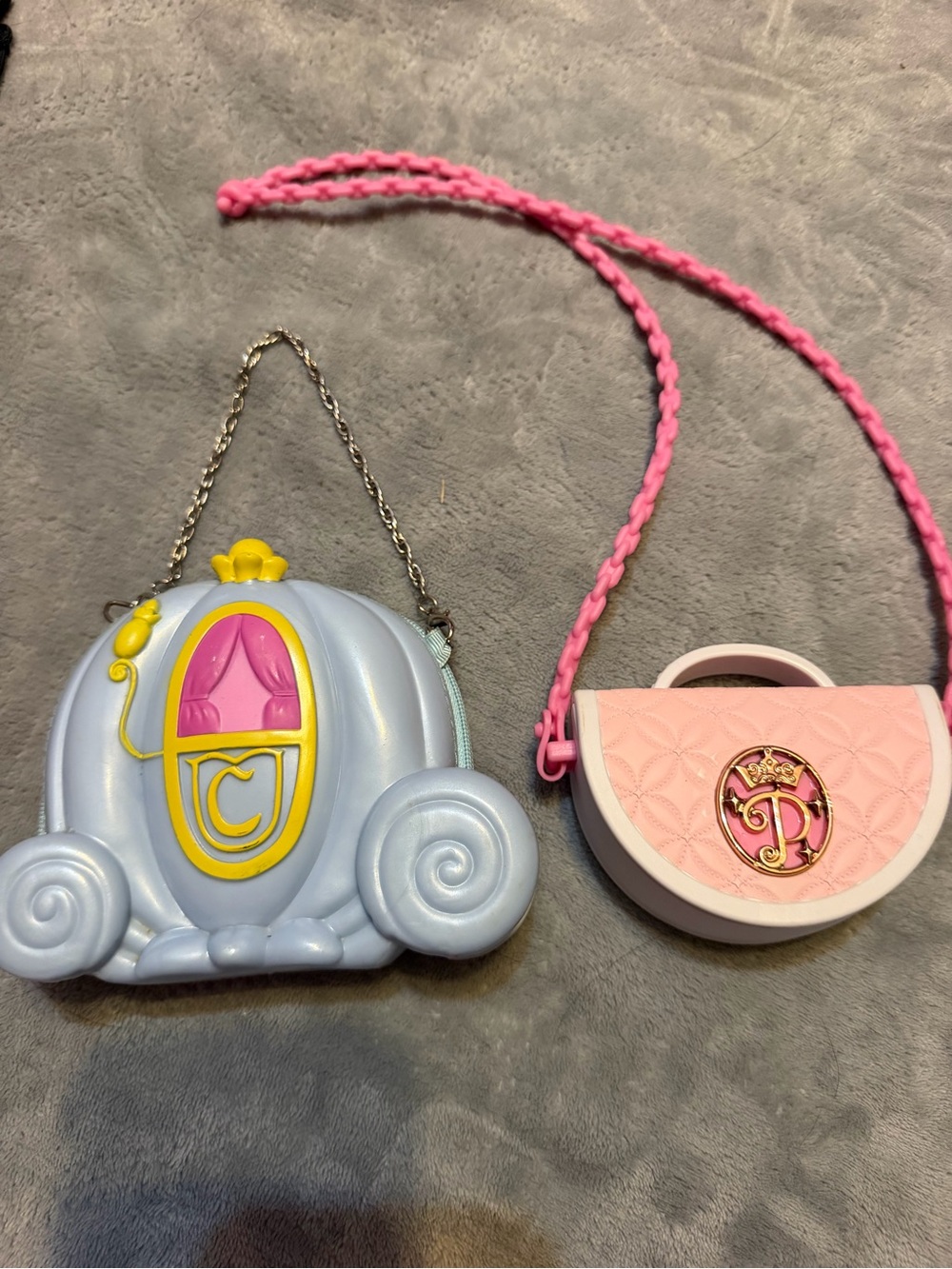 Disney Princess Purse Lot Cinderella Carriage Disney Store Pink Crown
